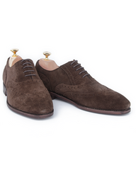 Rosendal Dark Brown Suede