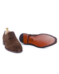 Rosendal Dark Brown Suede