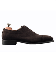 Skytteholm Chocolate Suede - Half Rubber Sole