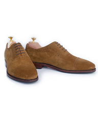 Skytteholm Brown Suede - Half Rubber Sole
