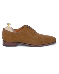 Skytteholm Brown Suede - Half Rubber Sole