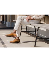 Skytteholm Brown Suede - Half Rubber Sole