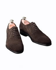 Skytteholm Chocolate Suede - Half Rubber Sole